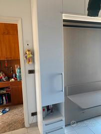 Armadio letto a scomparsa.