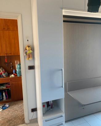 Armadio letto a scomparsa.