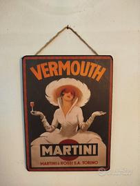 TARGA IN LEGNO MARTINI VERMOUTH