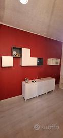 set credenza e scafali ikea