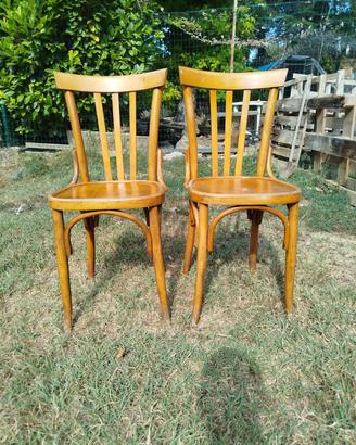 Coppia sedie vintage 