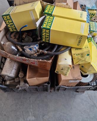 bancale completo filtri camion + ricambi iveco 