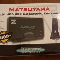 BOX  MATSUYAMA 3,5 USB 2.0 CON HD SEAGATE 1 TB