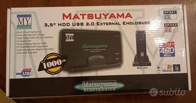 BOX  MATSUYAMA 3,5 USB 2.0 CON HD SEAGATE 1 TB