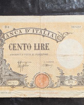 banconota da 100 Lire "Barbetti - Grande B"