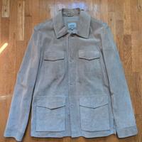 Giacca scamosciata in pelle uomo Conbipel beige