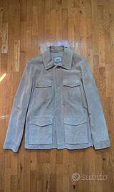 Giacca scamosciata in pelle uomo Conbipel beige