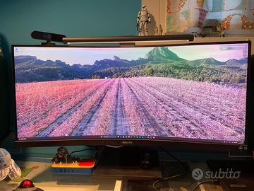 Monitor 34" UltraWide curvo hub USB-C Philips 346B