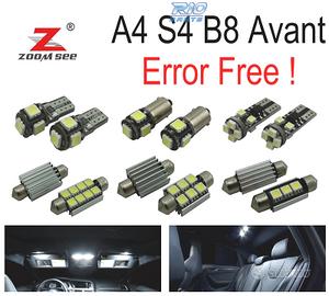KIT 20 LAMPADE LED INTERNE PER AUDI A4 S4 B8 QUATT