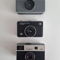 Lotto 7 macchine fotografiche vintage: Agfa, Kodak
