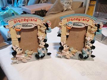 Coppia portafoto Disney in resina