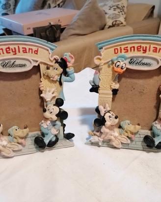Coppia portafoto Disney in resina