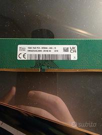 Ram 16GB DDR4 3200mhz come nuovo