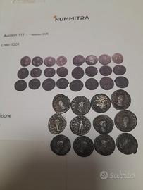 lotto 12 monete romane lecita provenienza 