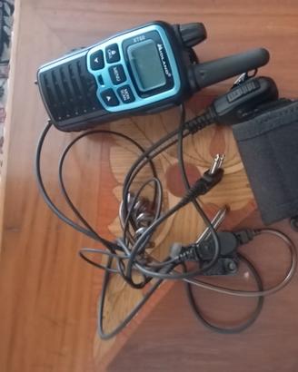 trasmittente 40 canali + auricolare microfono  