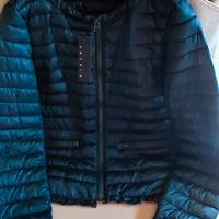 Piumino donna verde scuro nuovo SISLEY