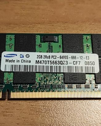 RAM Samsung da 2 GB