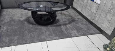 Tappeto 140x200 cm. grigio topo moderno pelo corto