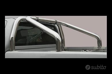Nissan Navara D22 NP300 Roll bar e bull bar inox