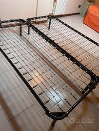 Coppia di rete a molle per letto singolo