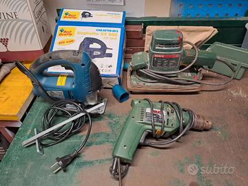 Levigatrice Bosch trapano seghetto lotto utensili