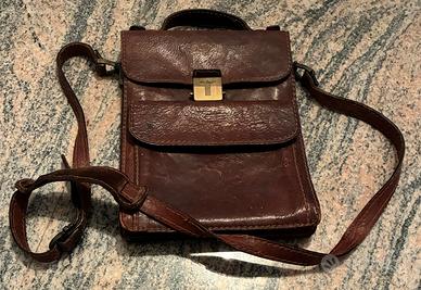 THE BRIDGE Borsa vintage in vera pelle anni ’70’80