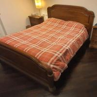 Letto como' e comodini specchio tomasella