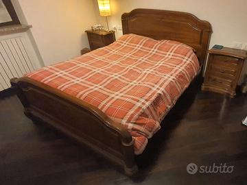 Letto como' e comodini specchio tomasella