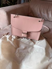Borsa Coccinelle rosa cipria in pelle