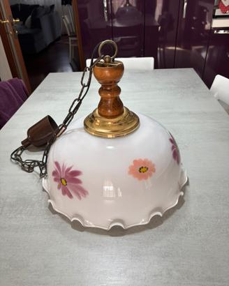Lampadario Veneziano in vetro vintage