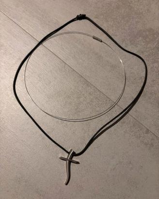 Ciondolo Breil croce acciaio