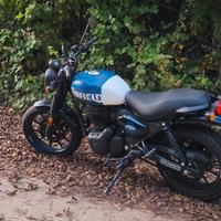 ROYAL ENFIELD HUNTER 350 Bianca Blu