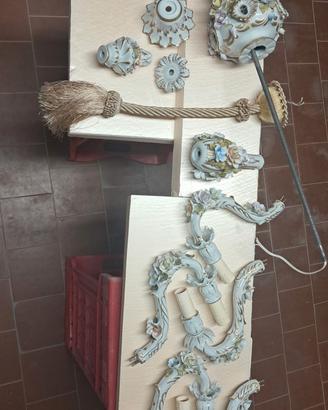 lampadario anni 60 capodimonte 