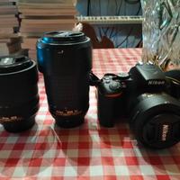 Nikon d3500 con 3 obiettivi 