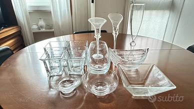 Set di oggetti in vetro
