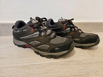 Scarpe trekking uomo Quechua MH100 grigie