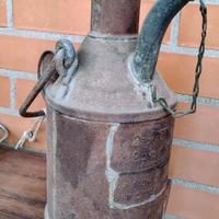 Contenitore in latta per olio non commestibile