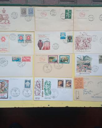 Buste FDC e cartoline postali