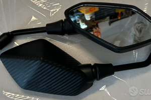 Specchietti specchietto moto scooter Carbon Look