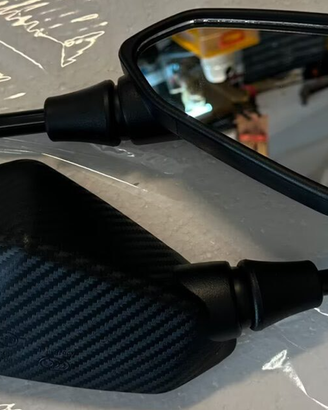 Specchietti specchietto moto scooter Carbon Look