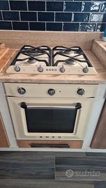 Trittico Cucina SMEG Victoria Panna