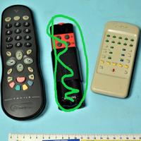 "2"Telecomandi Vintage per TV a Tubo Catodico