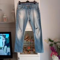 jeans strappato uomo Brian Dales taglia M