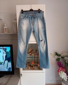 jeans strappato uomo Brian Dales taglia M