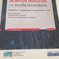 Manuale concorso scuola Scienze e Matematica e sci