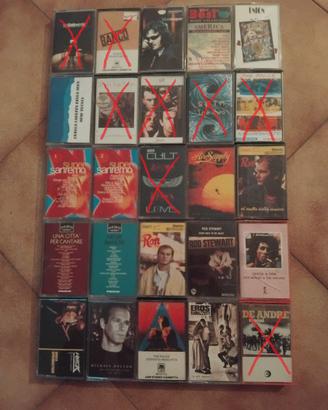 Musicassette oiginali generi vari