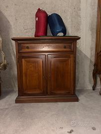 Lotto 3 mobili vintage in legno - trattabili