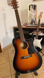 Fender CD-60CE elettroacustica sunburst