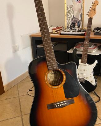 Fender CD-60CE elettroacustica sunburst