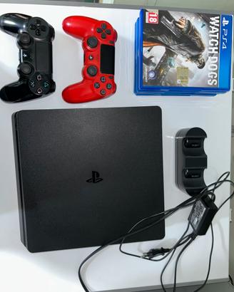 Playstation 4 slime con joystick e caricatore